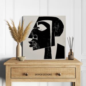 Abstract Face Art