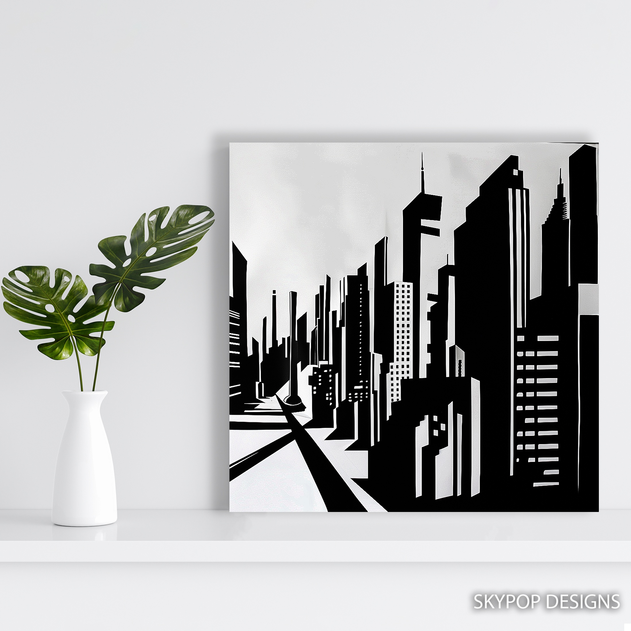 5.jpg Cityscape Silhouette Art