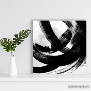 Dynamic Brushstroke Art