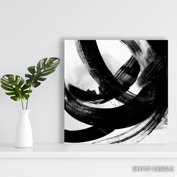 Dynamic Brushstroke Art