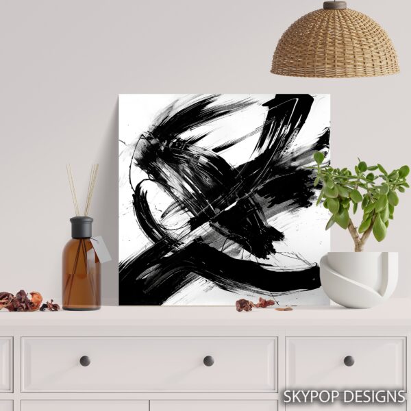 Dynamic Brushstroke Art