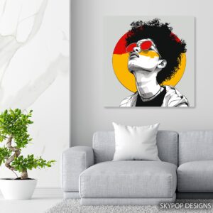 Afro Sunglasses Art