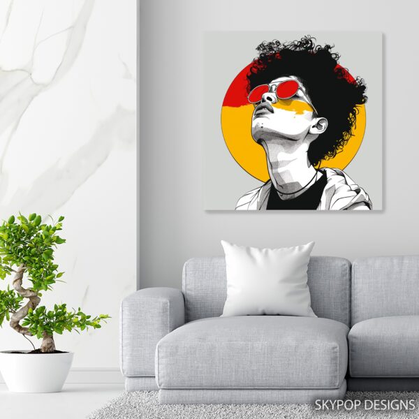 Afro Sunglasses Art