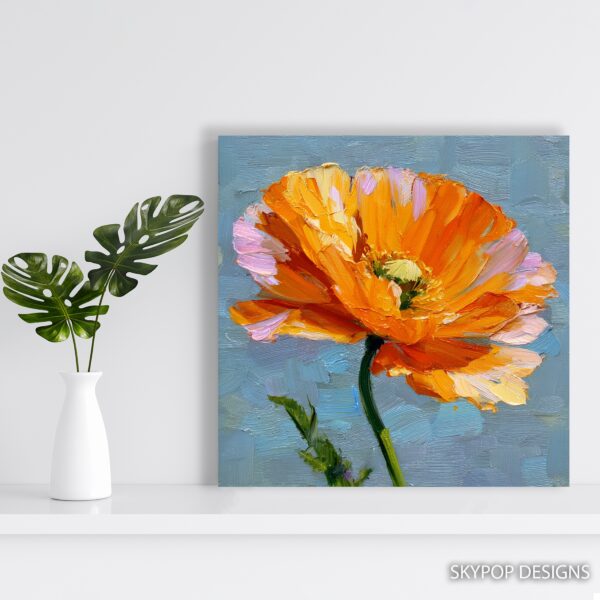 Vibrant Poppy Art