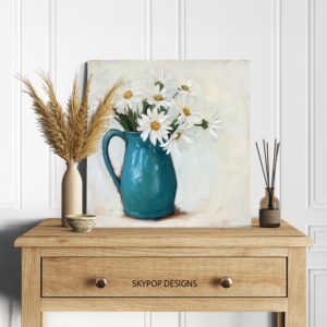 Daisy Jug Art