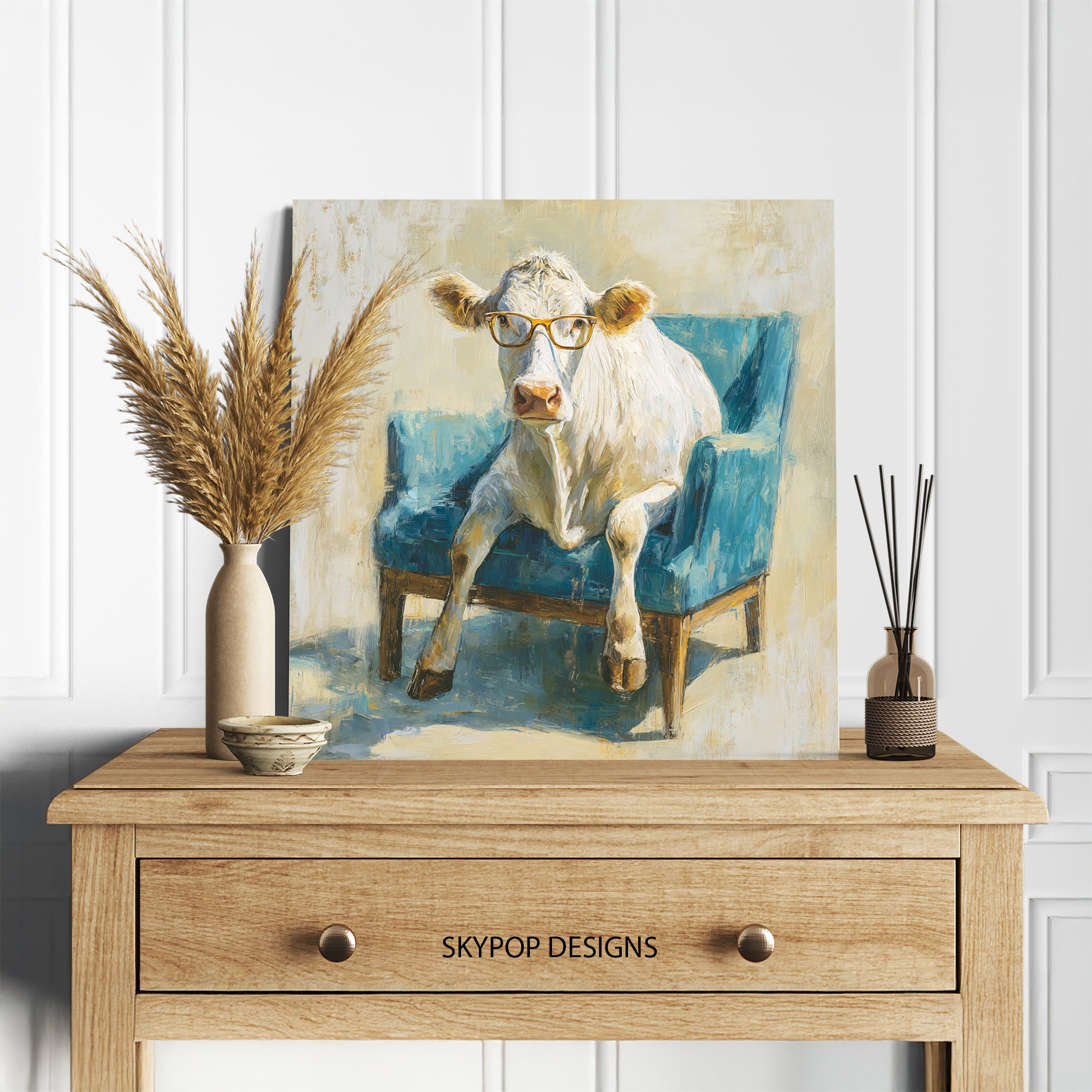 5.jpg Cow Glasses Art