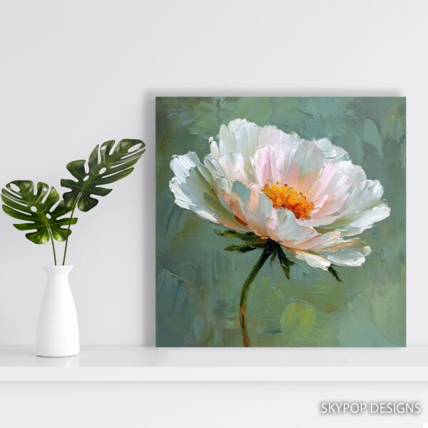 Peony Bloom Art