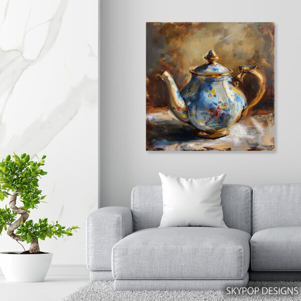 Elegant Teapot Art