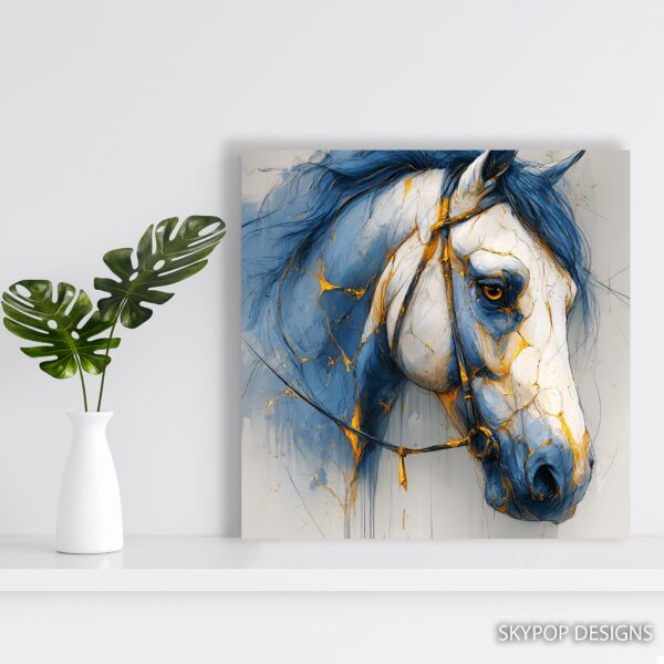 Blue Horse Art