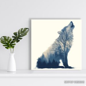 Wolf Forest Art
