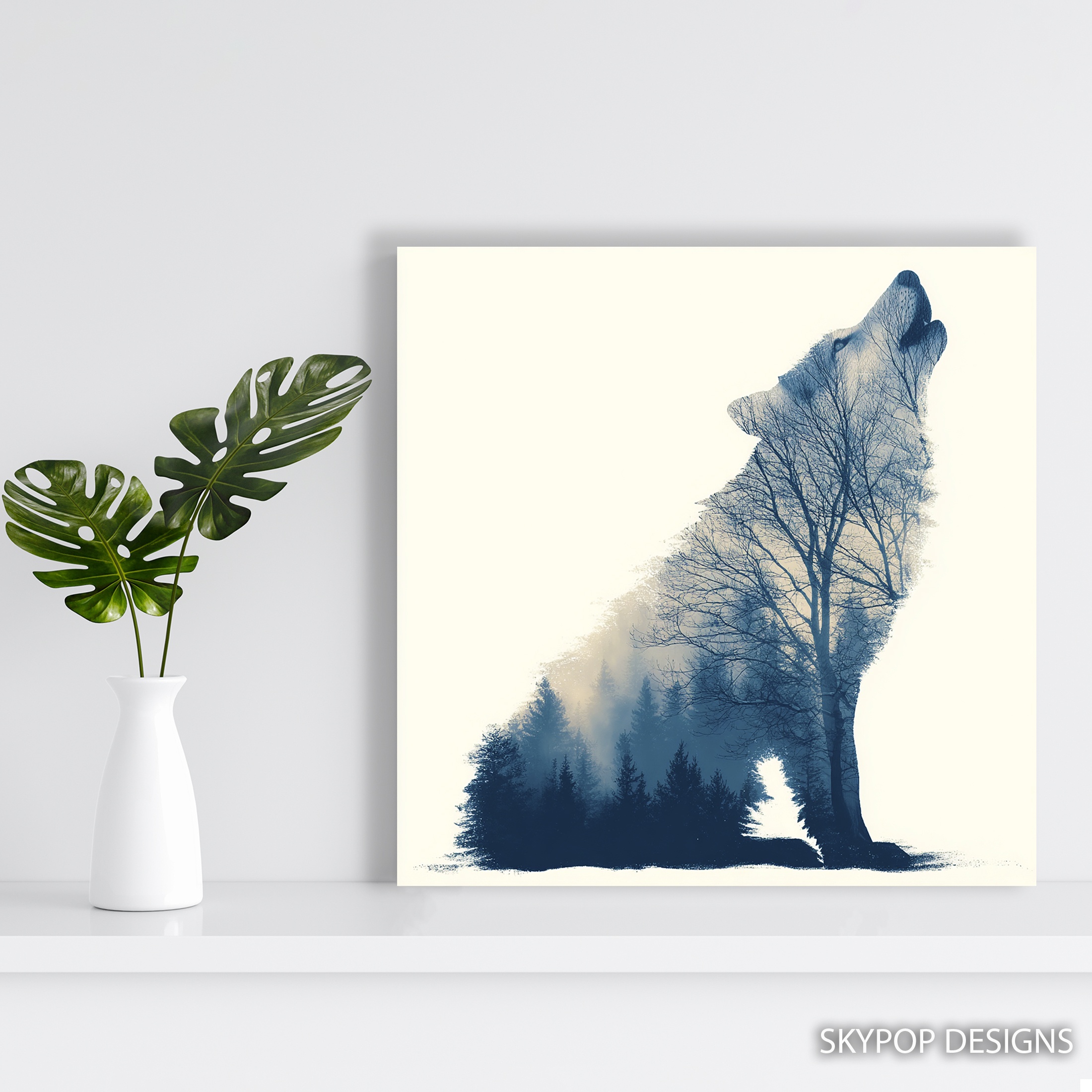 5.jpg Wolf Forest Art