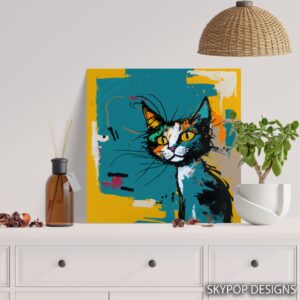Cat Face Art