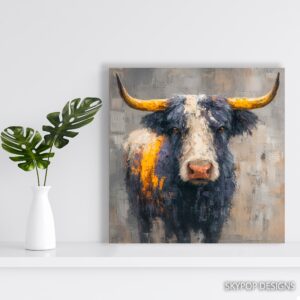 Highland Cow Art