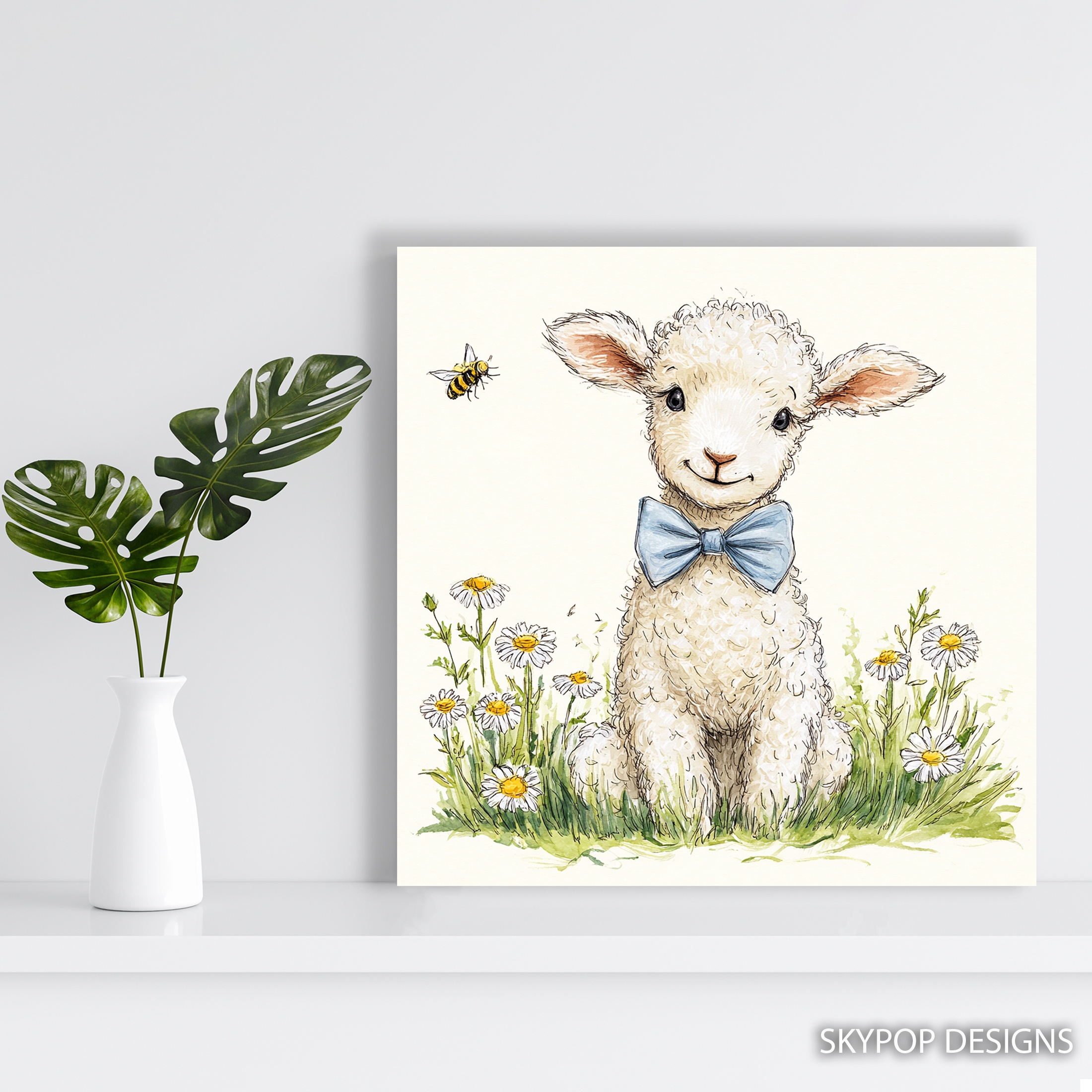 5.jpg Lamb Bow Tie Art