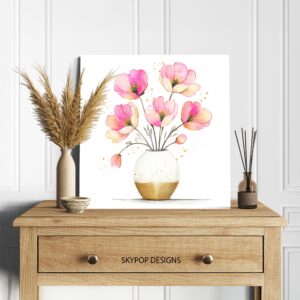 Delicate Pink Blossoms Art