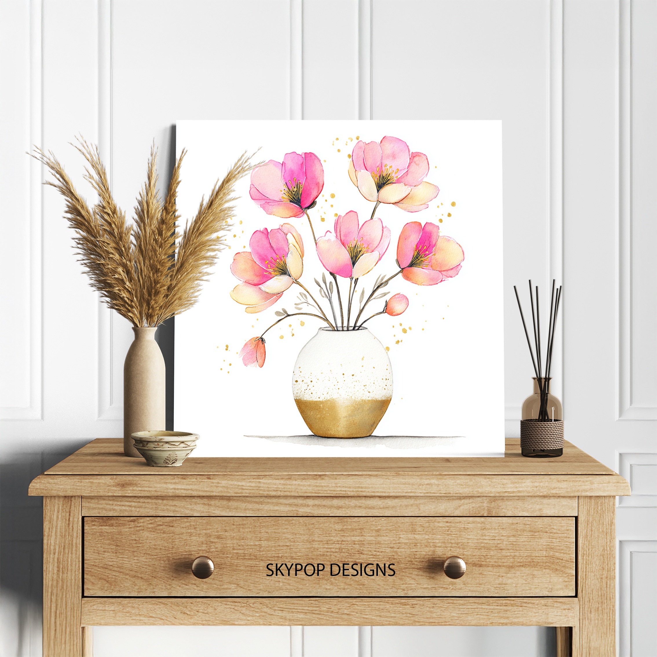 5.jpg Delicate Pink Blossoms Art