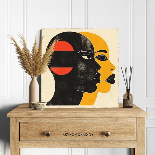 Duality Faces Art