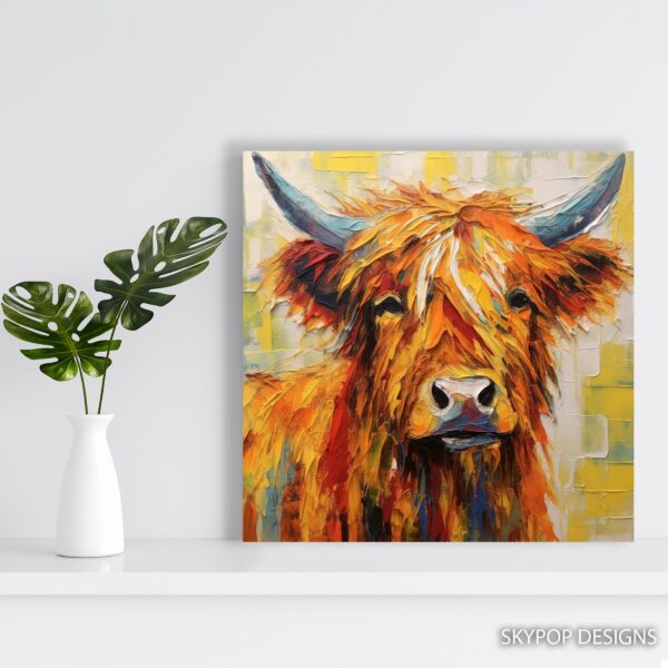 Highland Cow Art