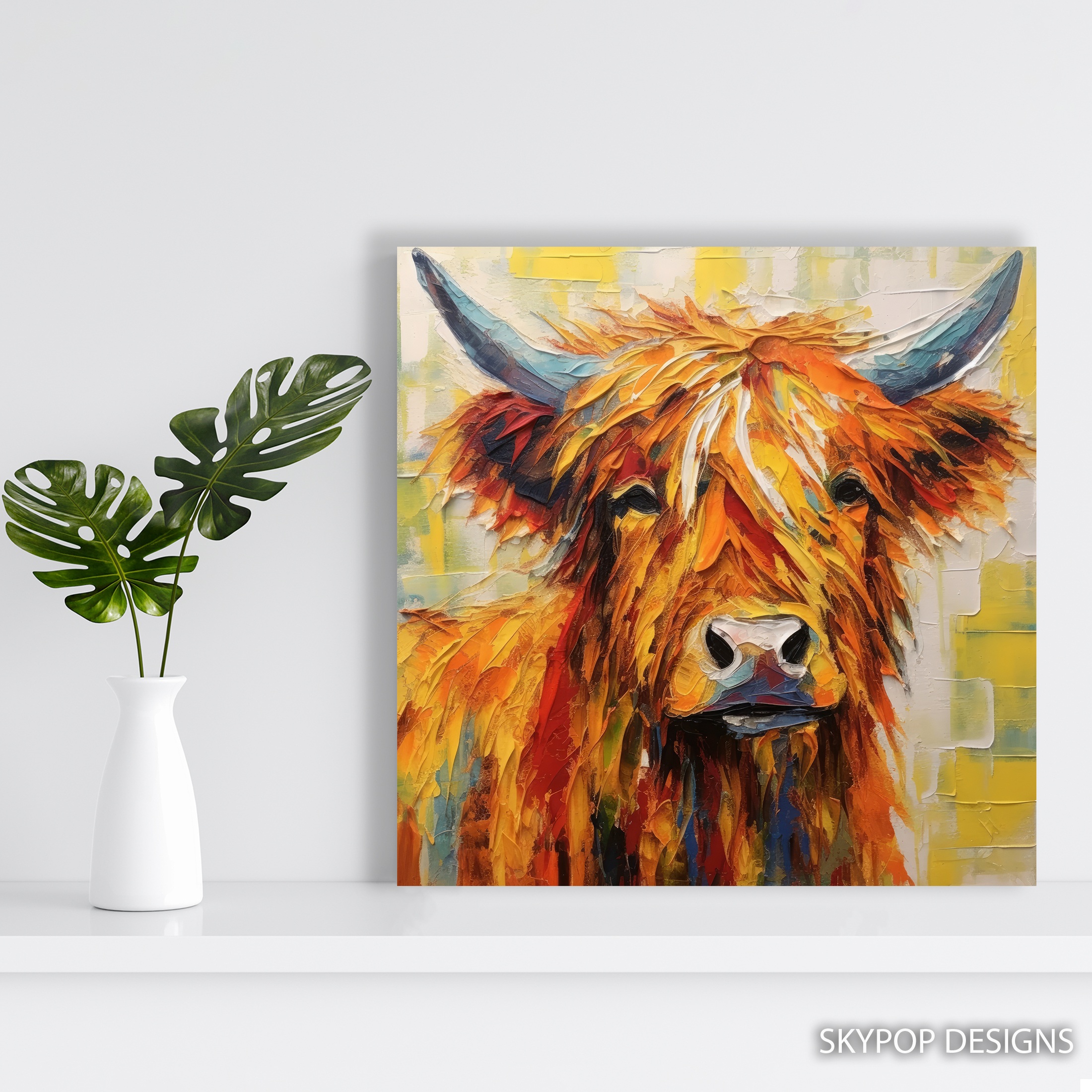 5.jpg Highland Cow Art