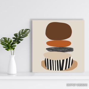 Stacked Shapes Art