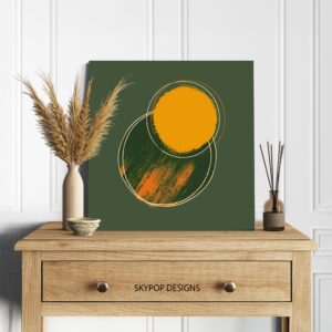 Geometric Sun Burst Art