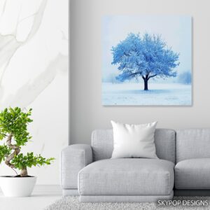 Blue Tree Art