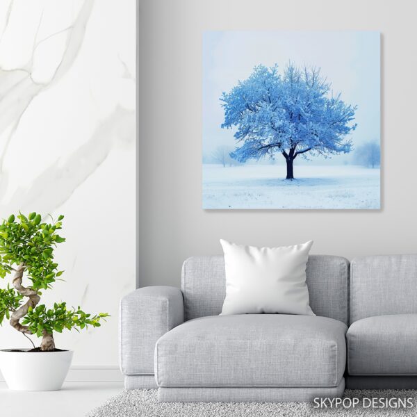 Blue Tree Art