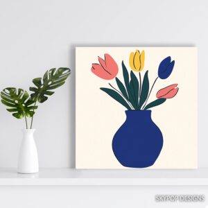 Tulip Bouquet Art