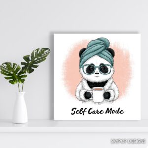 Panda Coffee Break Art