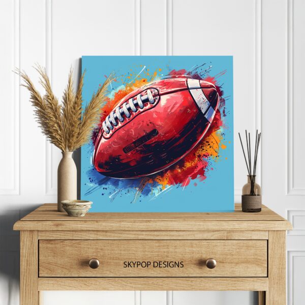 Dynamic Football Art
