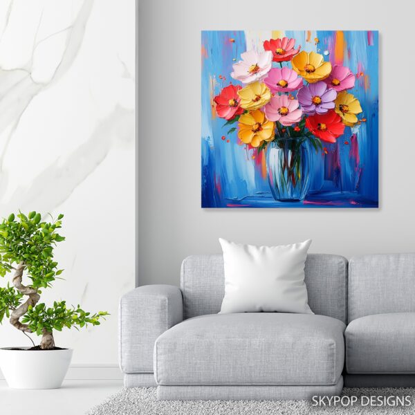 Vibrant Flower Bouquet Art