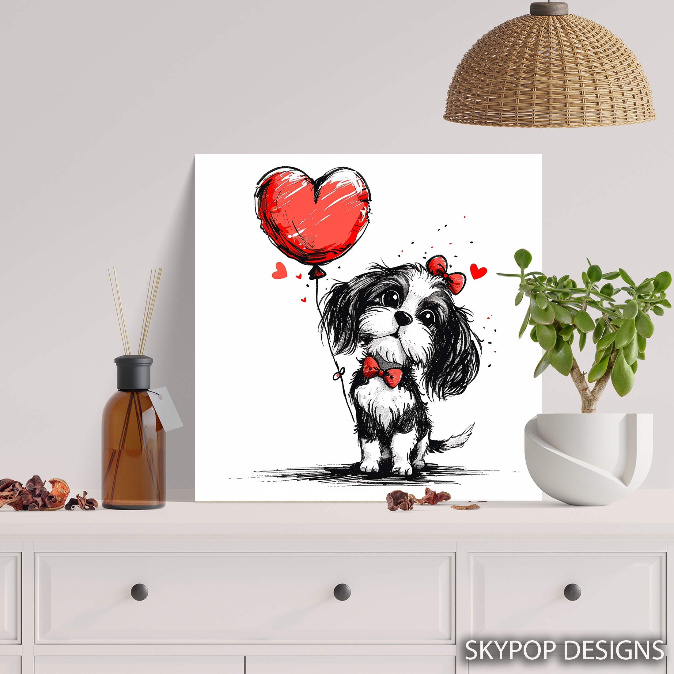 5.jpg Shih Tzu Art