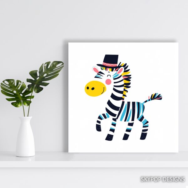 Zebra Hat Art