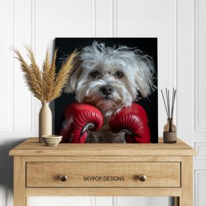Maltese Dog Art