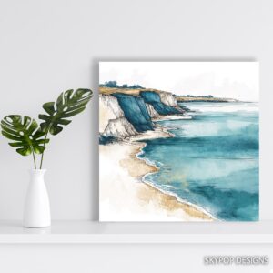 Coastal Cliff Art