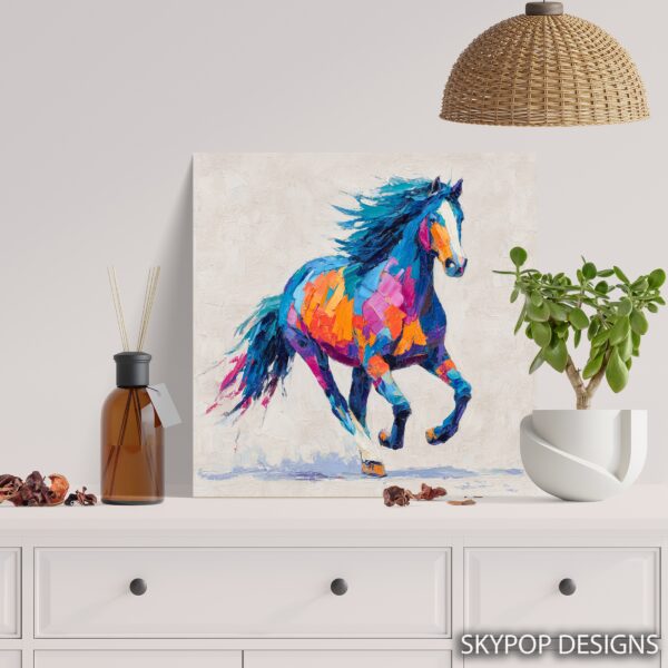 Colorful Horse Art