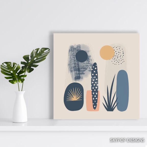 Abstract Desert Oasis Art