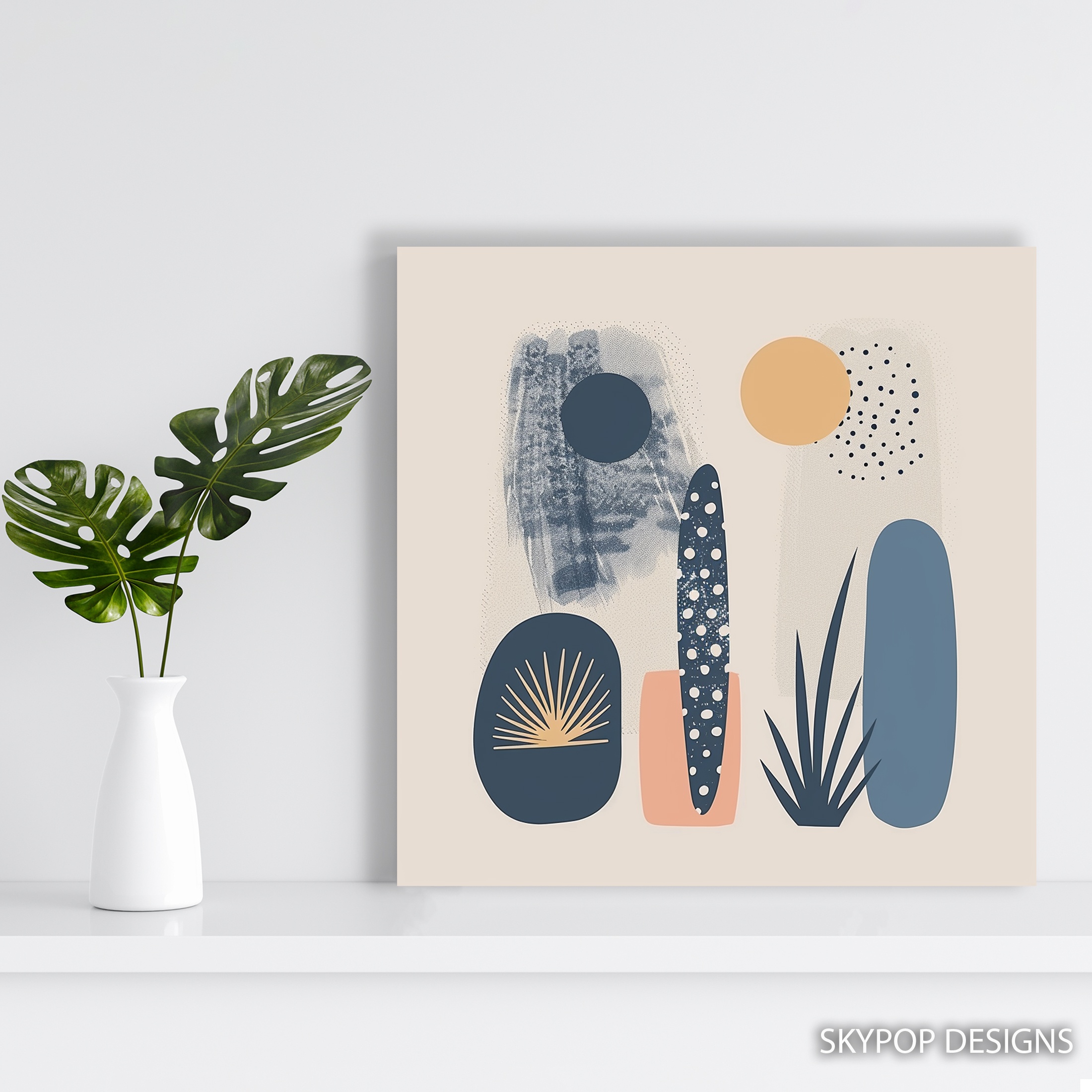 5.jpg Abstract Desert Oasis Art