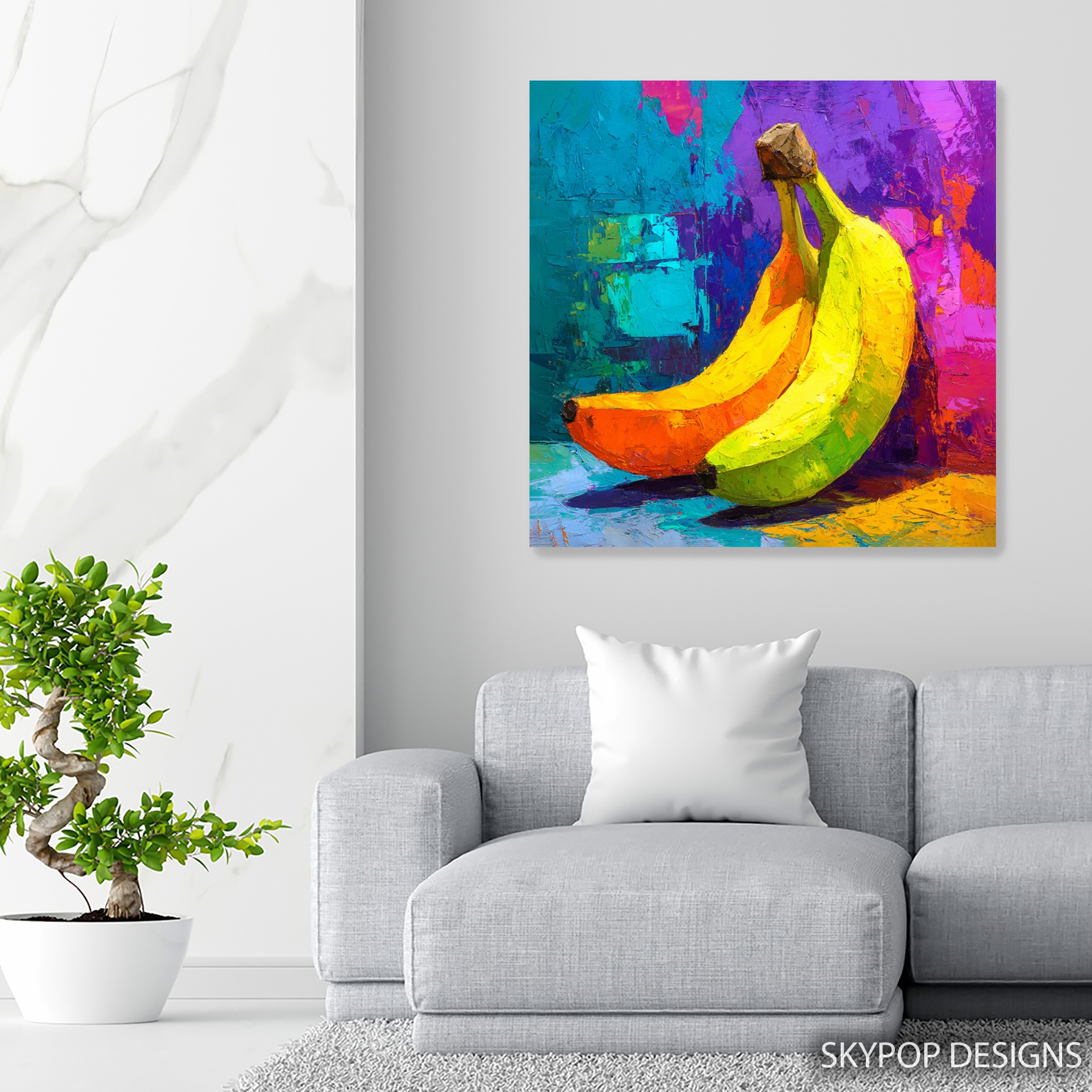 5.jpg Vibrant Banana Art