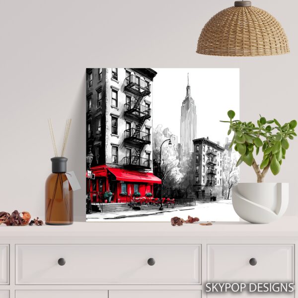 New York City Cafe Art