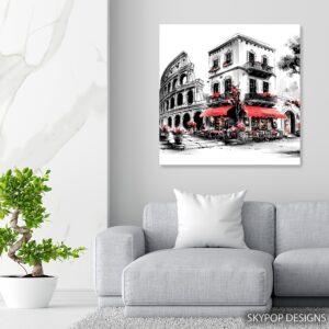 Rome Cafe Art