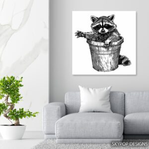 Raccoon Art