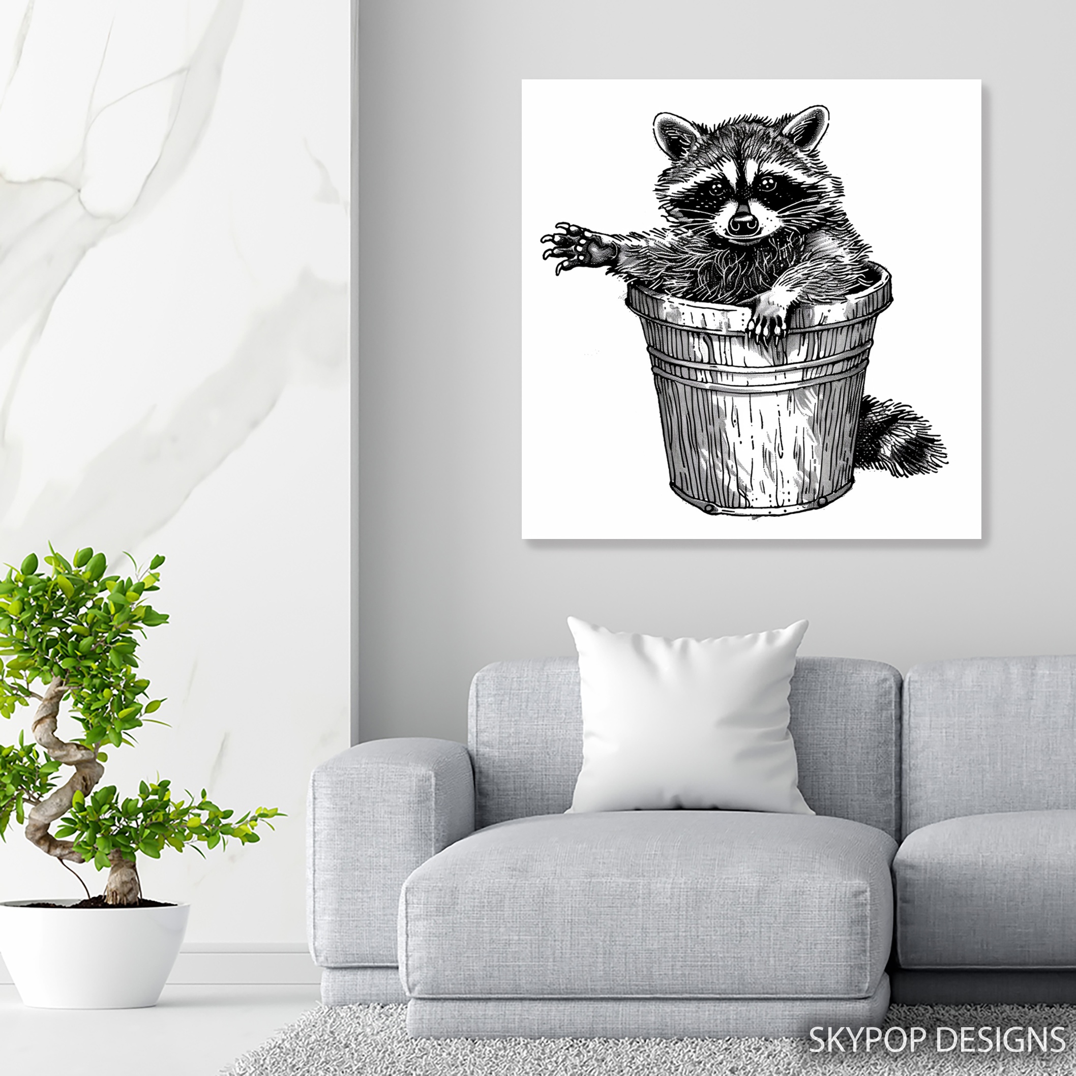 5.jpg Raccoon Art