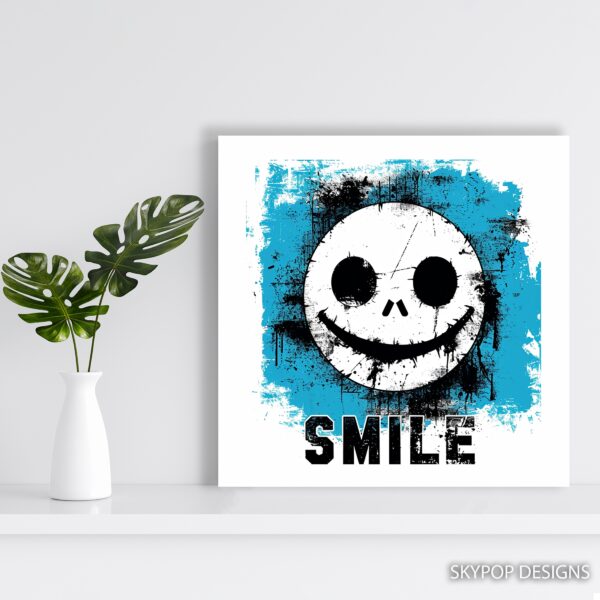 Grunge Smiley Face Art