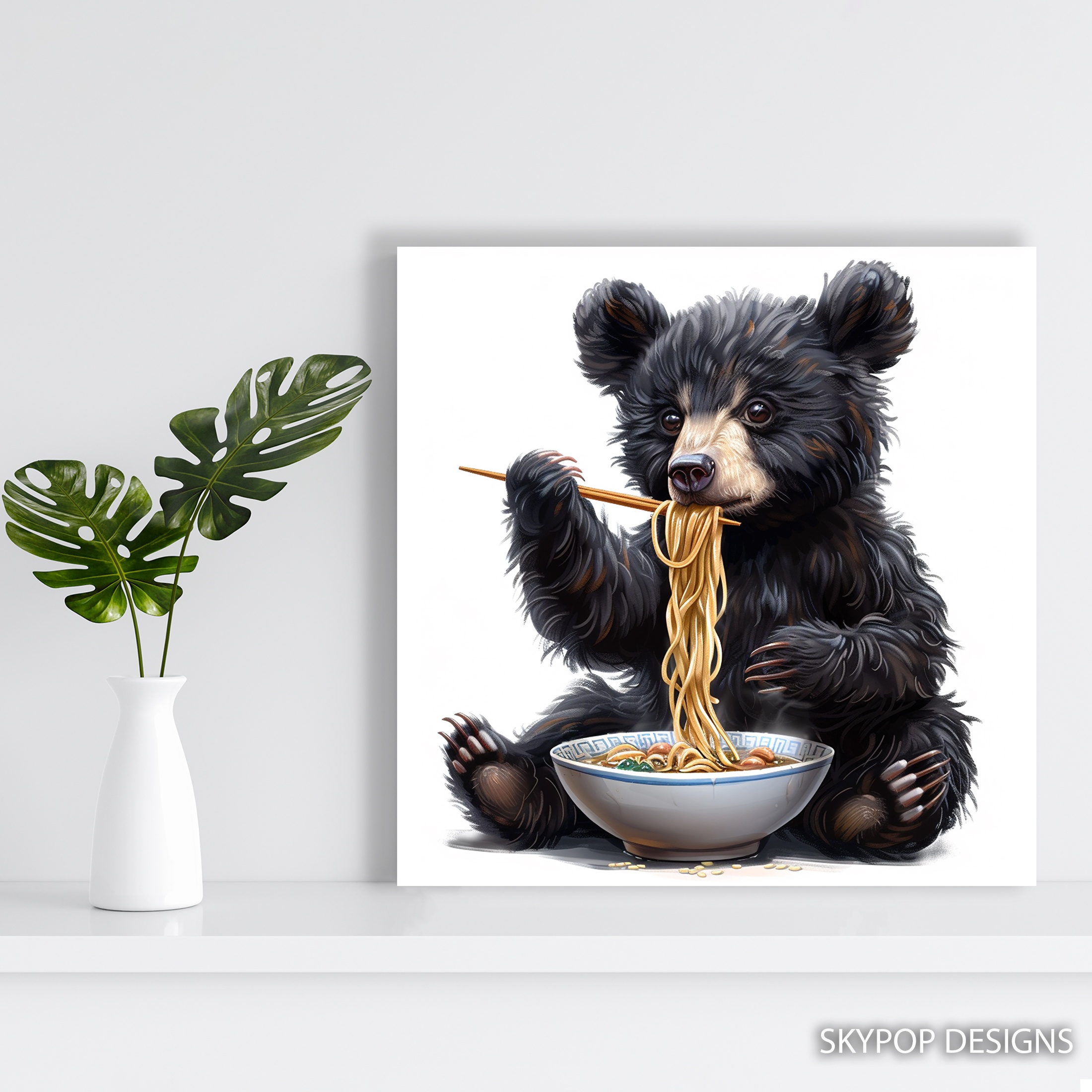 5.jpg Bear Noodle Art