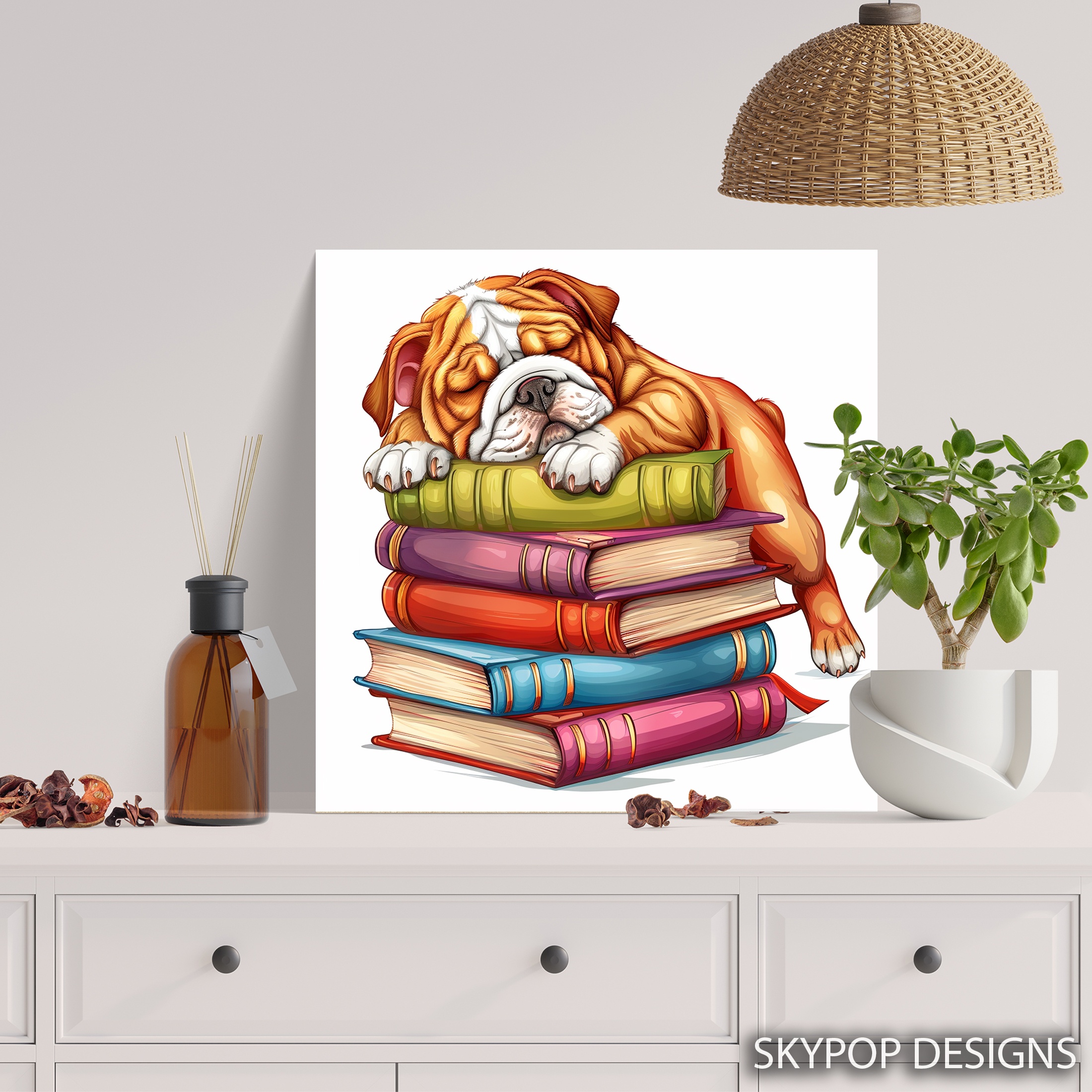 5.jpg Bulldog Art