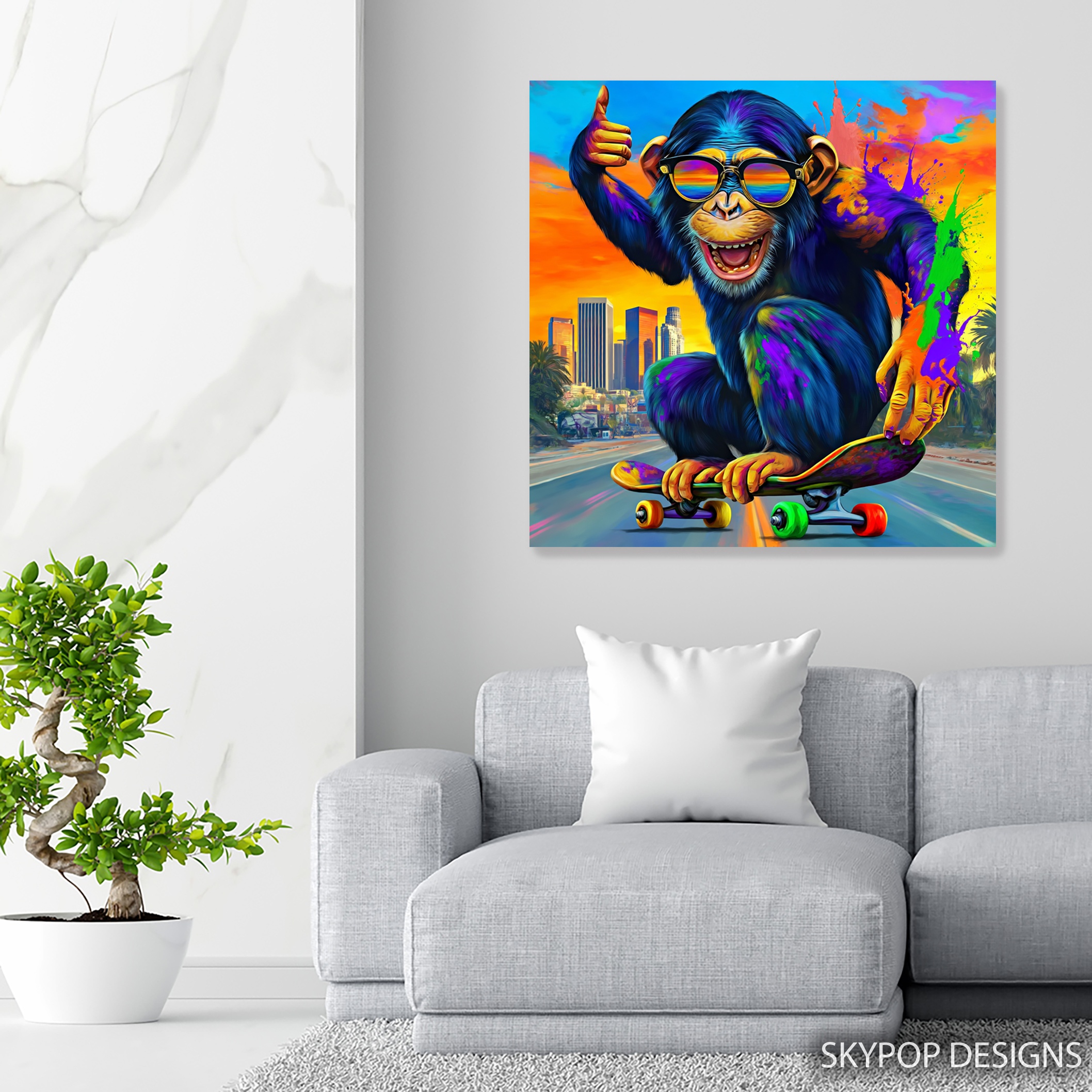 5.jpg Chimpanzee Art