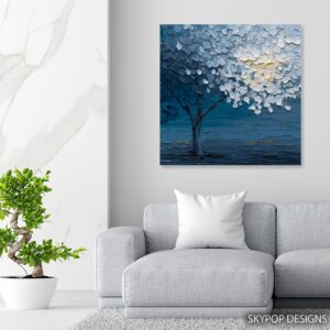 Blue Tree Art