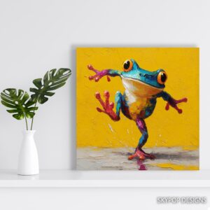 Colorful Frog Art