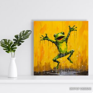 Jumping Frog Art